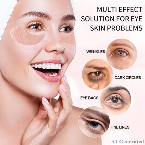 HPUFKOT Nicotinamide Under Eye Patches (60 Pairs),PDRN Retinal - Product Imagery