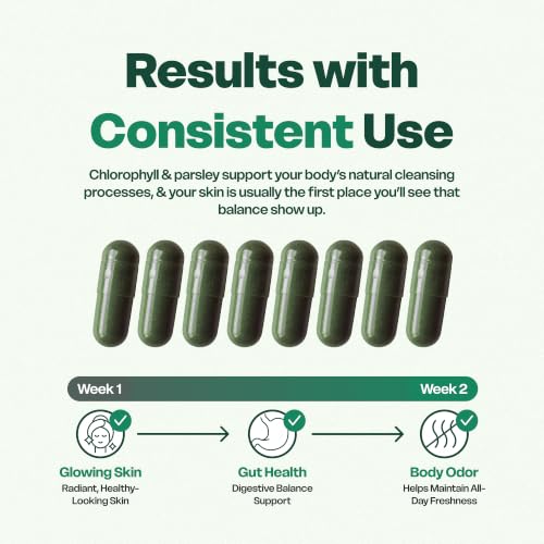 Her Fantasy Box | Body Magic | Chlorophyll Capsules - 30 Vegan - Product Imagery