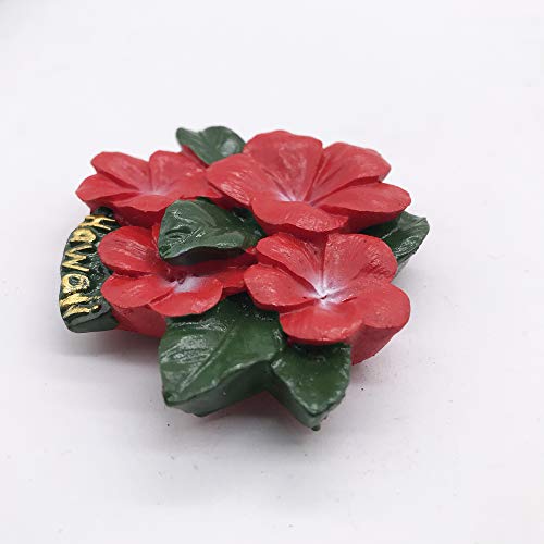 Hawaii Flower 3D USA Refrigerator Magnet Tourist Travel - Product Imagery
