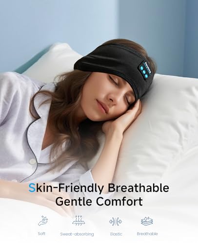 Perytong Sleep Headphones Wireless, Bluetooth Sports Headband - Product Imagery