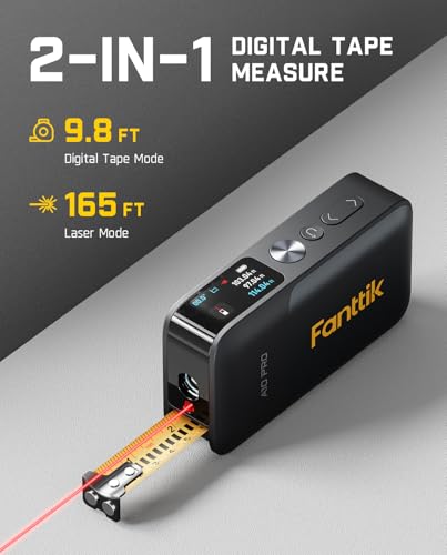 Fanttik A10 Pro 2-in-1 Digital Laser Tape Measure for - Product Imagery