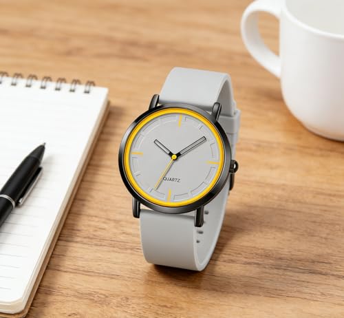 Women Watches Men Sports Watches Ultra Thin Silicone Strap - Product Imagery