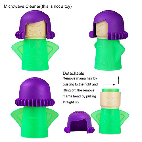Angry Mama Microwave Oven Steam Cleaner, Angry Mom Microwave - Product Imagery