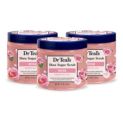 Dr Teal s Shea Sugar Body Scrub Rose with Essential Oil 19 - Dr Teal's Official Imagery - 1