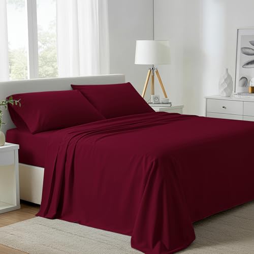 Carressa Linen 100% Egyptian Cotton King Size Sheets Set - 800 - Product Imagery