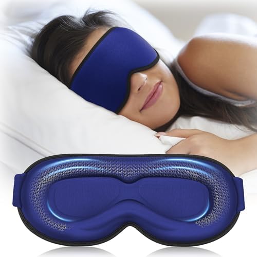 FACEMOON 3D Blackout Weighted Sleep Eye Mask, Travel Essentials, - Product Imagery