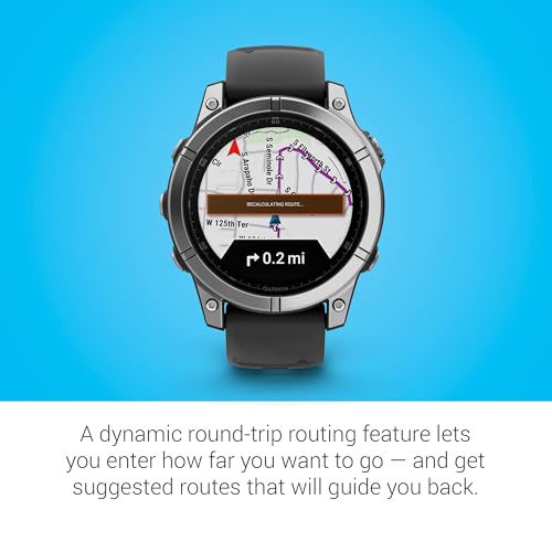Garmin fēnix® E, Multisport GPS Smartwatch, 47mm, Stainless - Product Imagery