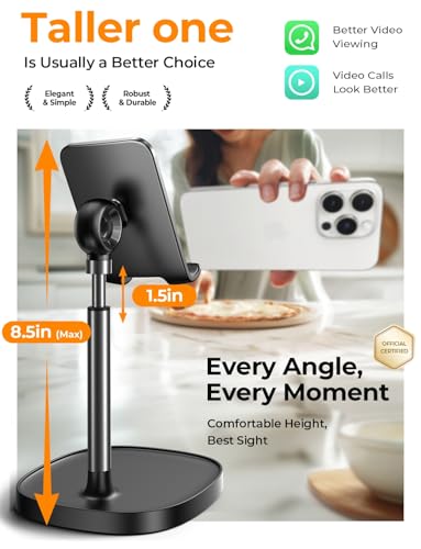 LISEN Cell Phone Stand Phone Holder for Desk, Office Decor - Product Imagery