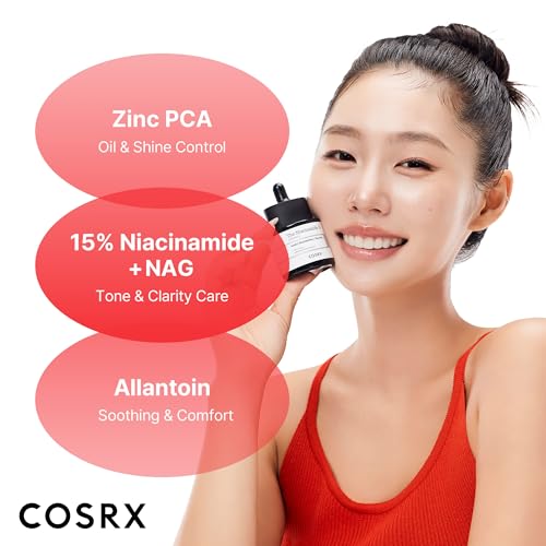 COSRX 15% Niacinamide Face Serum, 0.67 fl oz, Pore Minimizer Seru - Product Imagery