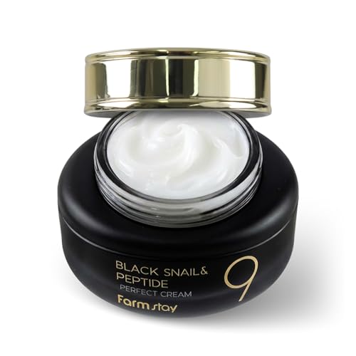 FARMSTAY Black Snail Peptide 9 Perfect Cream Snail Mucin - FARMSTAY Official Imagery - 1