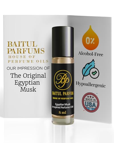 The Original Egyptian Musk Fragrance Perfume Oil Roll On 8ml, - Product Imagery