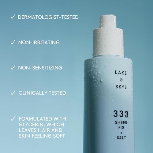 Lake & Skye 333 Sheer Fig + Salt Hair & Body Mini Mist - Travel - Product Imagery