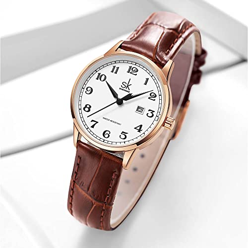 SHENGKE SK Classic Business Women Watches with Stainless Steel - Product Imagery