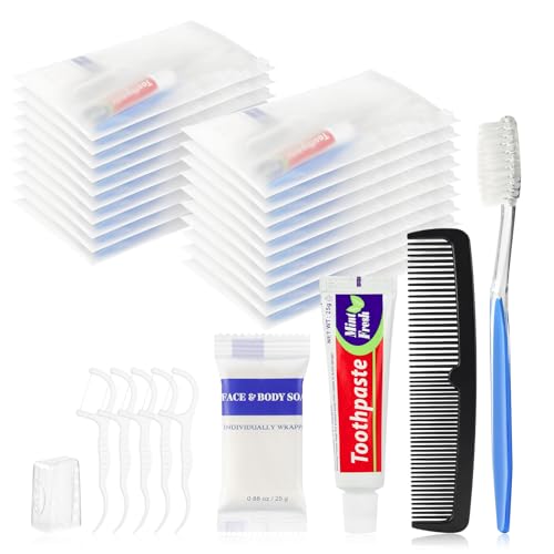 Travel Size Toiletries Bulk Homeless Care Package Supplies - Zhjianup Official Imagery - 1