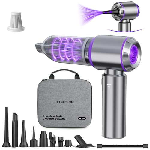 Vacuum/Air Duster Super Power Mini Car Vacuum Cleaner 4-in-1 air - Product Imagery