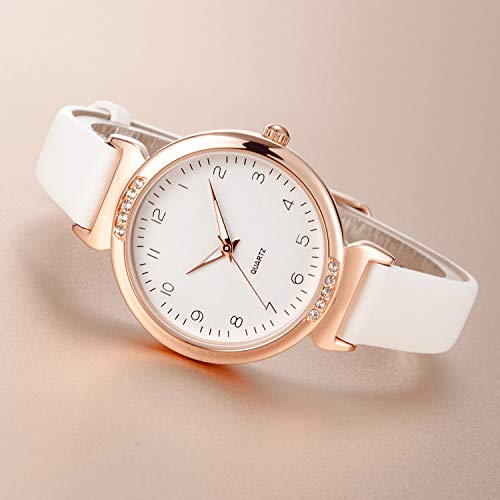 NUOVO Women's Silicone Sports Watch - Crystal Accented Leather - Product Imagery