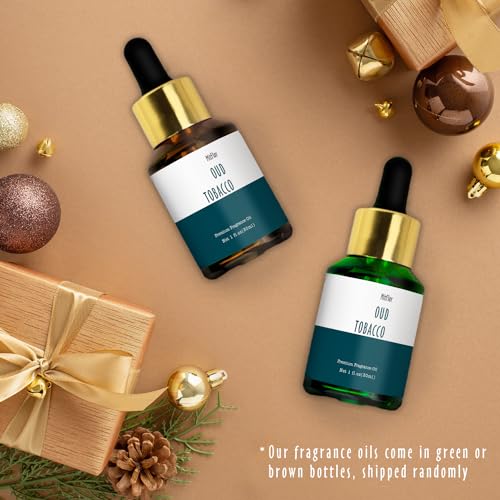 Oud Tobacco Fragrance Oil, MitFlor Single Scented Oil, Large - Product Imagery