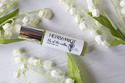 Herb & Root Lily of the Valley Perfume for Women Oil Roll On | - Product Imagery