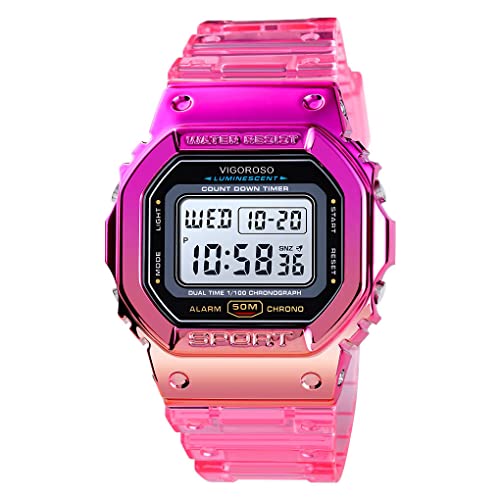 VIGOROSO Digital Watches for Women Waterproof Men's Wrist - Product Imagery