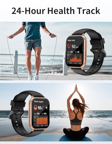 RUIMEN Smart Watches for Men Women (Answer/Make Call, 2 Bands), - Product Imagery