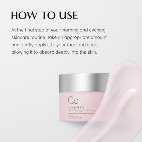 CELONIA Signature Bio Aqua Calming Gel Cream, Lightweight - Product Imagery