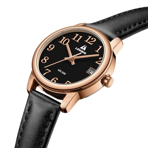 LN LENQIN Womens Watch Analog Quartz Waterproof Ladies Watches - Product Imagery