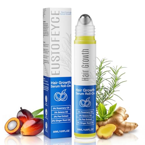MGVAASURC Hair Growth Serum Roll On with 3% Rosemary,3% Batana Oil,2% Pea - MGVAASURC Official Product View 1
