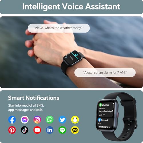 Smart Watch for Men Women, 1.85" Smart Watches Compatible - Product Imagery