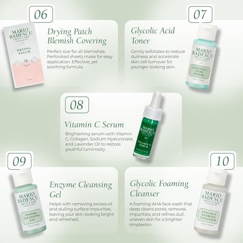 A Little Bit of Mario 10-Piece Skincare Kit – Vitamin C Serum, - Product Imagery