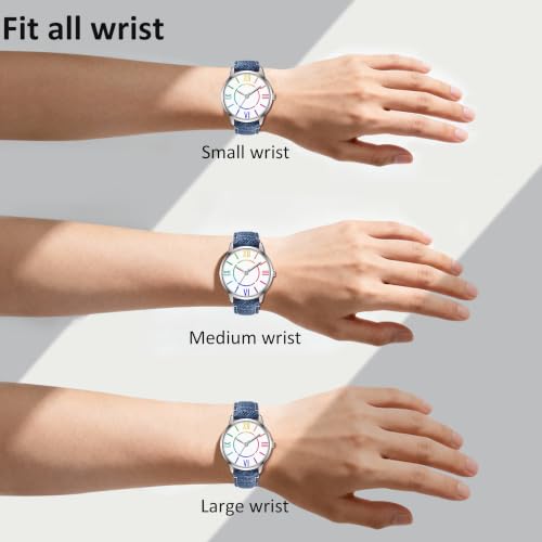 Bisley Fashion Analog Watch for Women Colorful Roman Numerals - Product Imagery