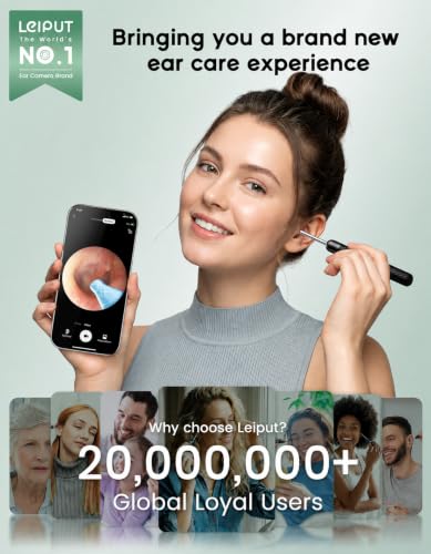 LEIPUT Ear Wax Removal - Ear Cleaner with 1080P Camera - FSA&HSA - Product Imagery