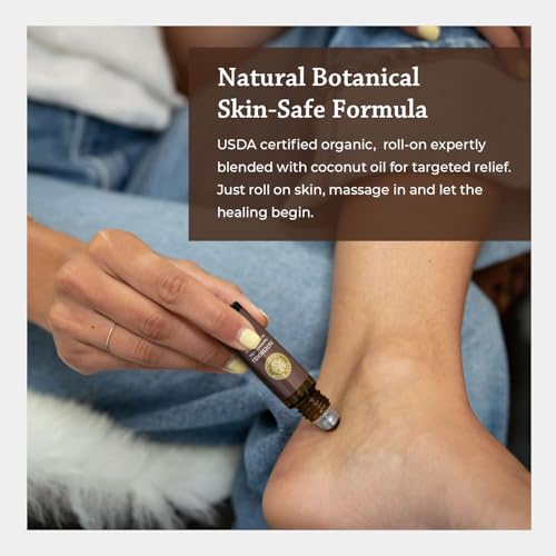 Silk Road Organic Patchouli Essential Oil Sultry Roll On, USDA - Product Imagery