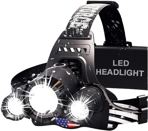 Headlamp. USB Rechargeable LED Head Lamp. Ultra Bright LUMINUS - Product Imagery