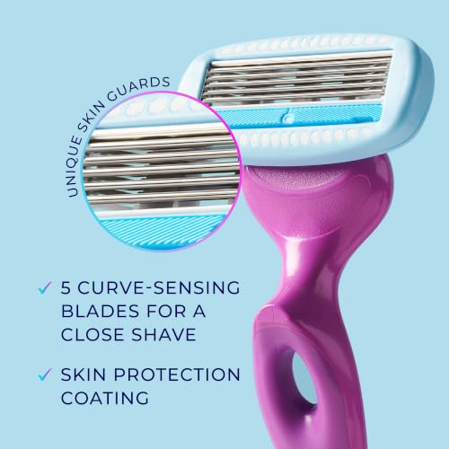 Schick Hydro Silk Moisture Razor Blade Refills, 4 Count | - Product Imagery