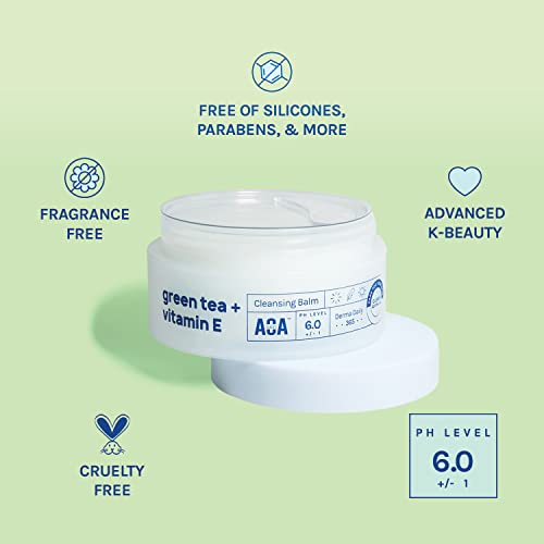 AOA STUDIO Green Tea & Vitamin E Cleansing Balm, Waterproof Ma... - Product Imagery