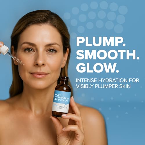 Cosmedica Hyaluronic Acid Serum for Skin – 4 Fl. Oz Hydrating - Product Imagery