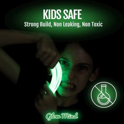 100 Glow Sticks Bulk Party Pack, 8" Halloween Glow Bracelets and - Product Imagery