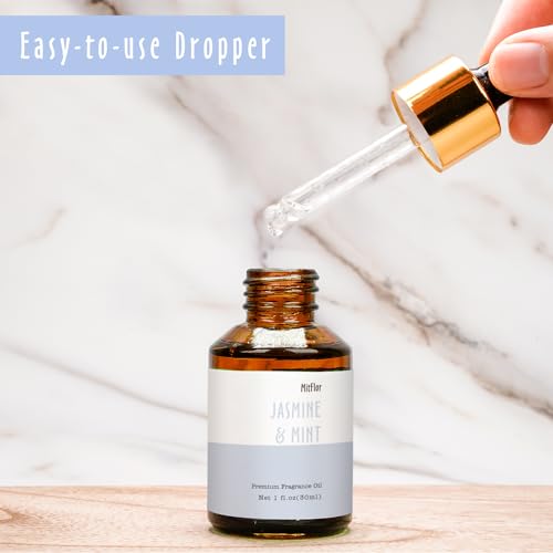 Jasmine & Mint Fragrance Oil, MitFlor 30ml Hotel Diffuser Oil, - Product Imagery