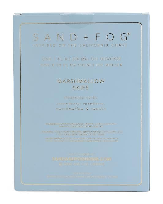 Sand + Fog Marshmallow Skies Eau de Parfum Oil Set, 1 fl oz - Product Imagery