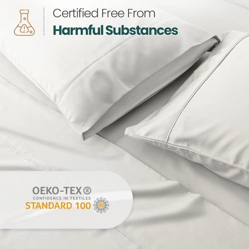 Oasis Cooling Sheet Set Full - 100% Viscose, Silky Soft & - Product Imagery