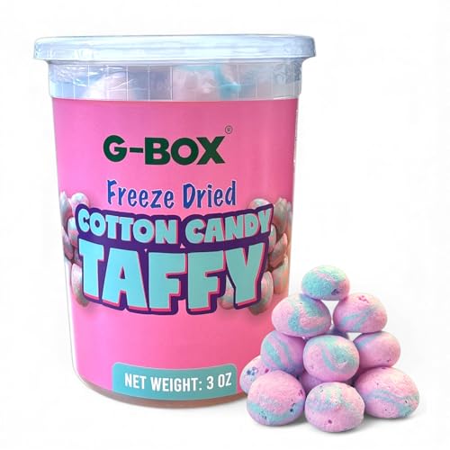 G-BOX Freeze Dried Taffy| Freeze Dried Pink Cotton Candy| TikTok Trend - View 1