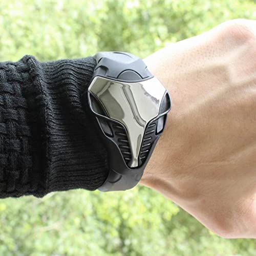FANMIS LED Digital Fashion Cobra Watch Black Silicone Iron - Product Imagery