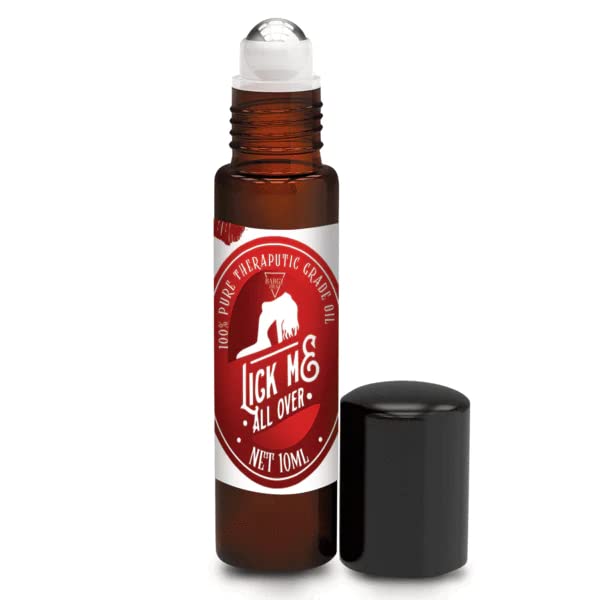 Bargz 10 ml Lick Me All Over Perfume Oil Roll On Bottle Roller, - Product Imagery