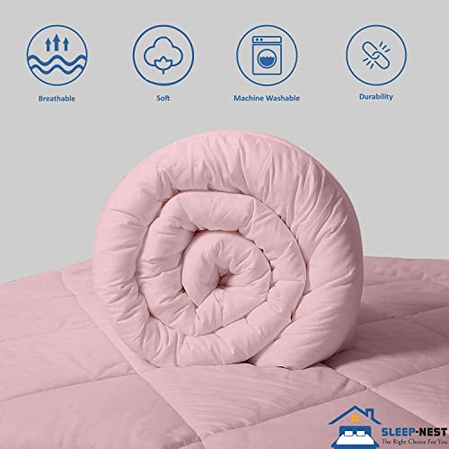 SLEEP-NEST Oversized King Comforter 132 x 120 Inch Hotel Luxury - Product Imagery