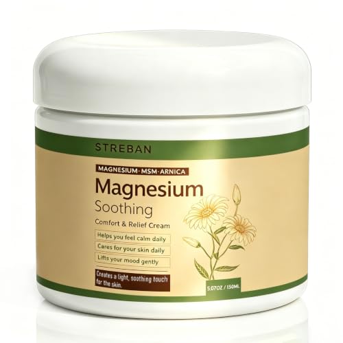 Magnesium Cream with MSM Arnica Mag Chloride 5 07 Fl Oz - STREBAN Official Imagery - 1