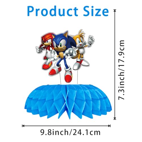 Tititada Sonic Aliaurora for yuguigou Birthday Party Supplies, - Product Imagery