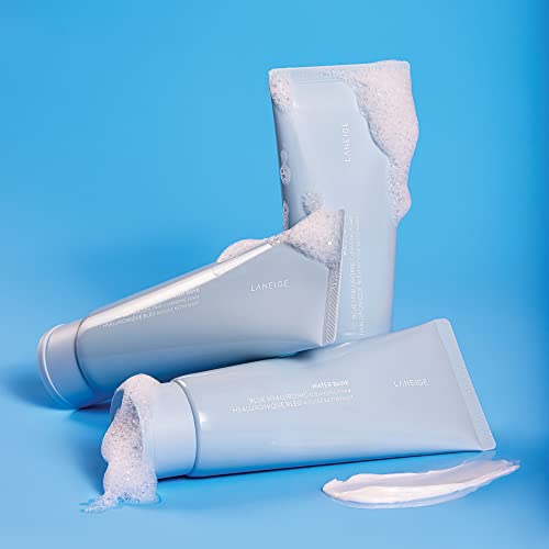 LANEIGE Water Bank Cleansing Foam: Hydrating Face Wash and - Product Imagery