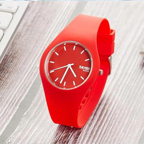 SKMEI Watches for Young Women Lady Sports Silicone Band - Product Imagery