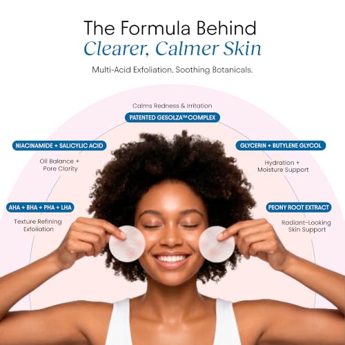 JIYU Cleansing Polish Pads - Korean Skincare for Clogged Pores, - Product Imagery