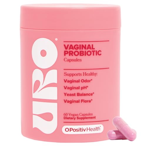 URO Vaginal Probiotics for Odor, Flora & pH Balance – 1-Month - Product Imagery
